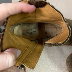 Lucchese cowhide boots